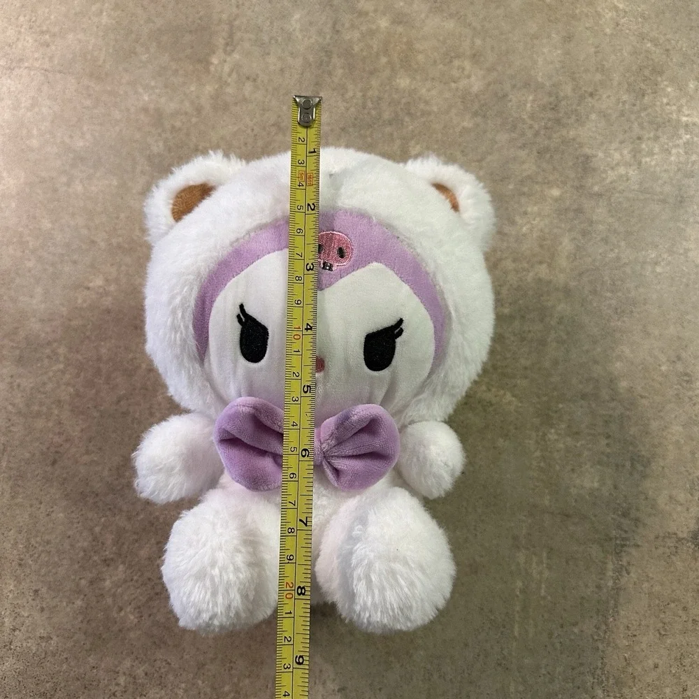 Sanrio Kuromibear Kuromi Purple‎ Bow Plushie Bear Suit